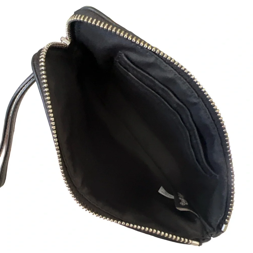 Coach canvas wristlet
